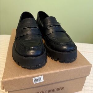 Nordstrom Black Leather Loafers